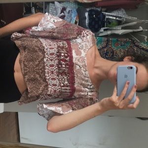 Francesca’s cropped blouse